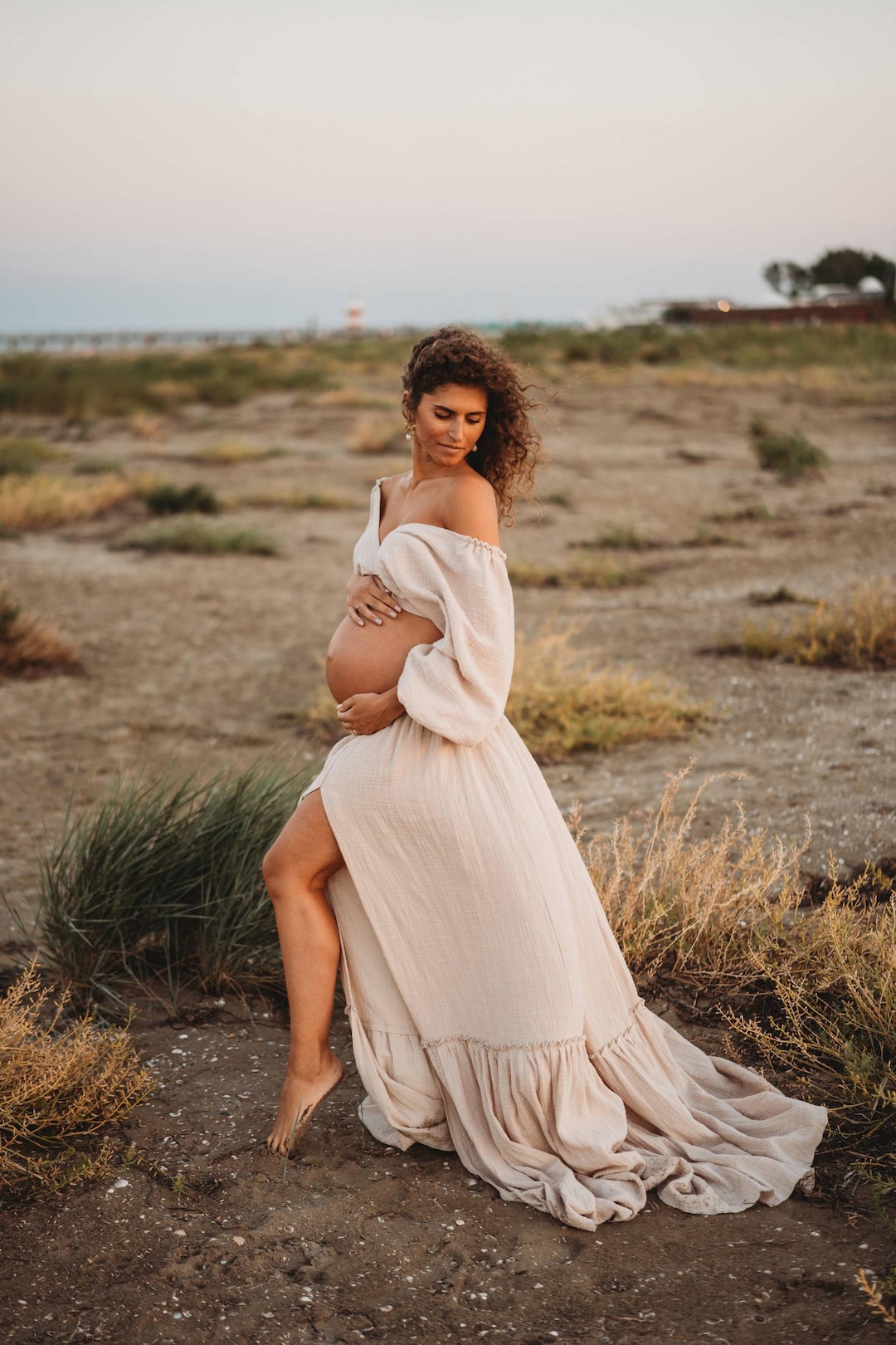 Noah tweedelige boho-jurk voor dames Vintage mousseline top en