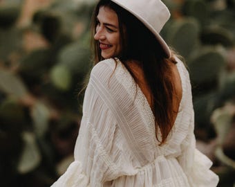 Anabelle Boho Dress for Women | Lace Vintage Dress for Maternity Photoshoot | Photo Props | Maternity Photoshoot