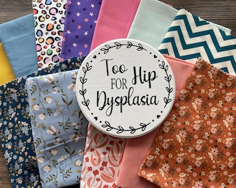 Fundas de algodón orgánico para arnés Pavlik, ropa para arnés Pavlik, fundas para arnés de displasia de cadera, reversibles: elige dos estampados.