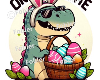 Dinosaur T Rex Easter PNG, Retro Easter png, Funny Easter png, Cute Sublimation, Dinosaur png, Bunny ears PNG, Boys and girls shirt design