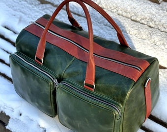 PDF Pattern Leather Duffle Bag, travel bag pattern,Leather Weekender Bag, Leather Digital, Leather DIY, Leather Pattern, Leather Handmade,