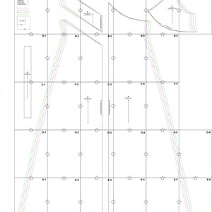 Cartamodello per abito da ballo in seta dimensioni PDF XS-S-M-L immagine 8