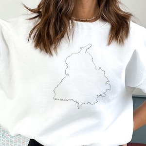 Panjab / Punjab Meri Jaan Sweatshirt | Punjab Umriss | Panjab | Punjabi Pride | Punjabi Erbe | Sikhi | Unisex Rundhalsausschnitt | Punjabi Born