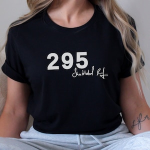 Sidhu Moosewala Shirt, 295 Shirt with Sidhu Moosewala Autograph, Gift For Punjabi, Punjabi Singer, Sidhu Moosewala Tribute, Desi Apparel