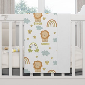 Baby Singh Lion Blanket, Sikh Baby Gifts, Sikh Baby Blanket, Gift for Sikh Punjabi Baby, Sikh Gifts, Sikh Gift Ideas, Indian Baby Shower