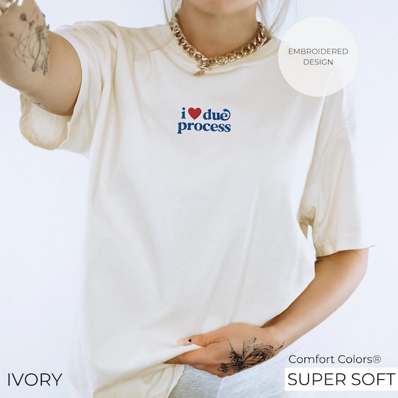 Comfort Colors® I Love Due Process Shirt, Immigrants Make America Great, Pro Immigration Shirt, Immigration Lawyer Gift, Anti Deportation