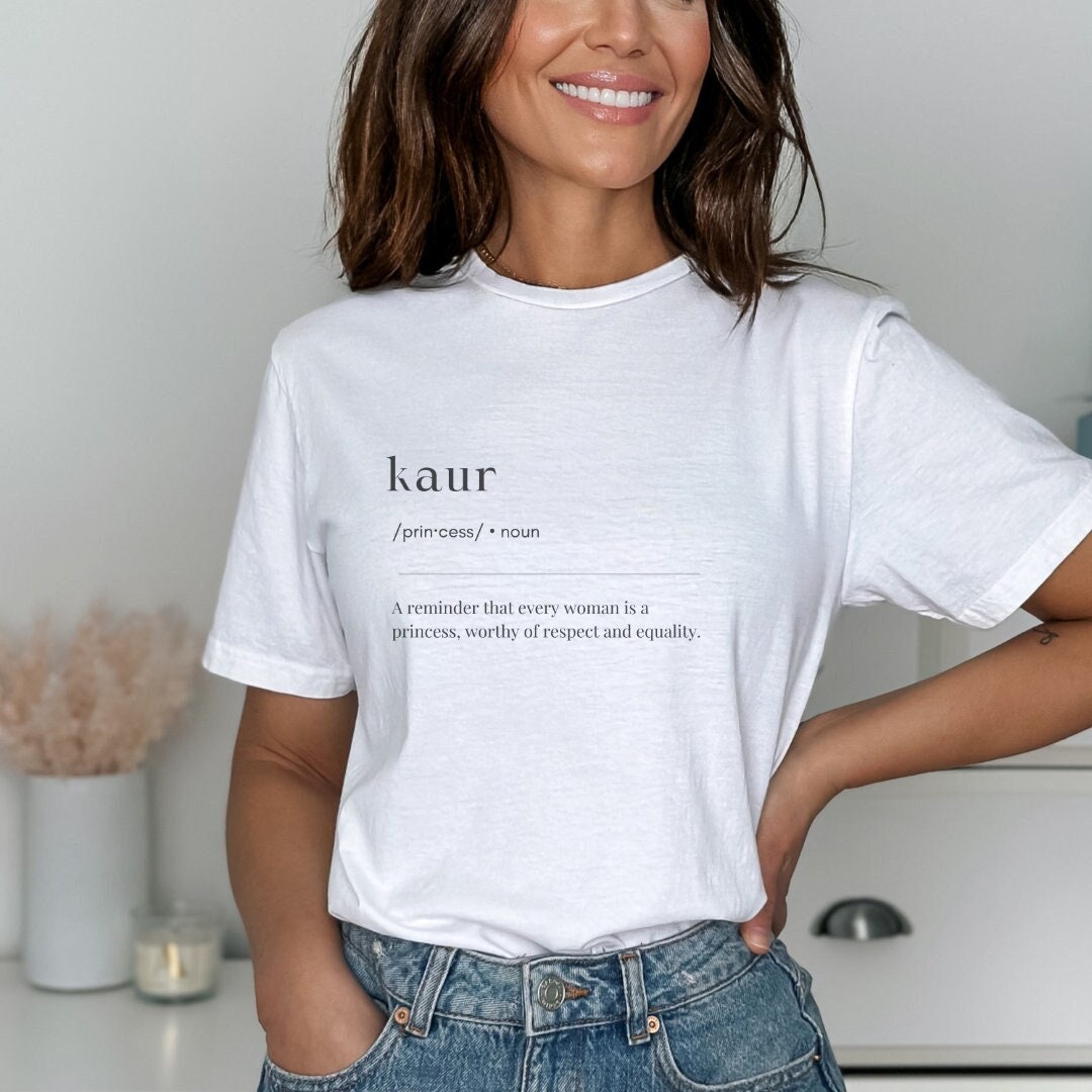 Kaur Shirt, Sikhi Shirt, Princess Shirt, Women's Kaur Shirt, Shirt for