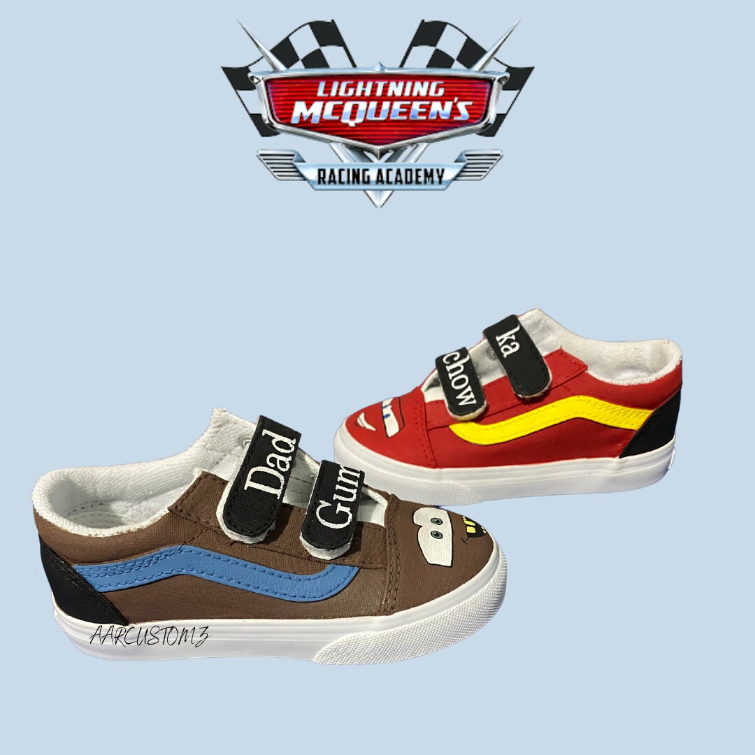 Dad Gum Cars Theme Custom Kids Vans Customized Vans Etsy UK