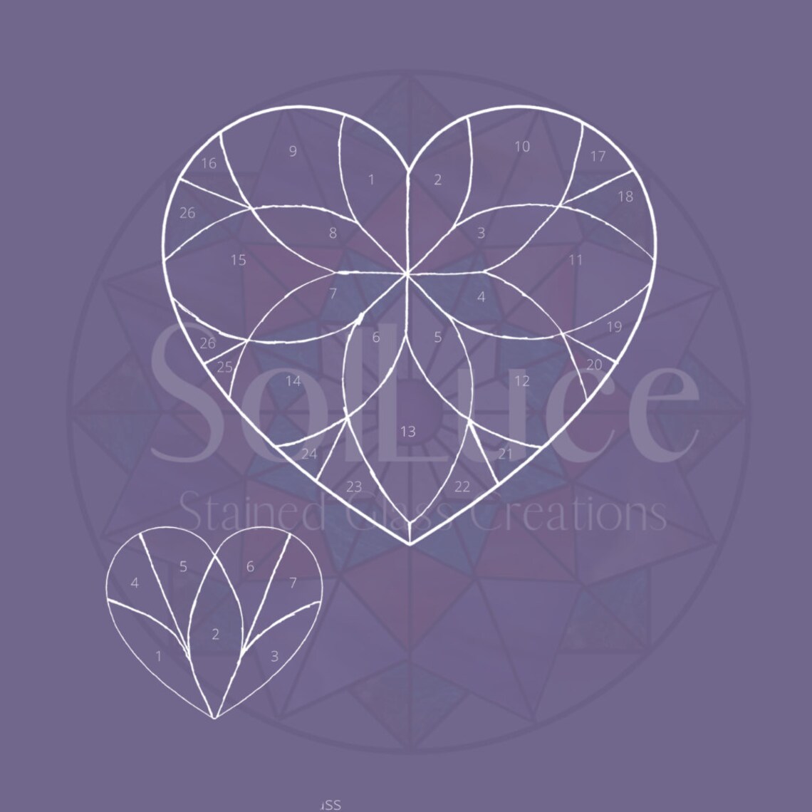 3 Mandala Stained Glass Patterns Etsy