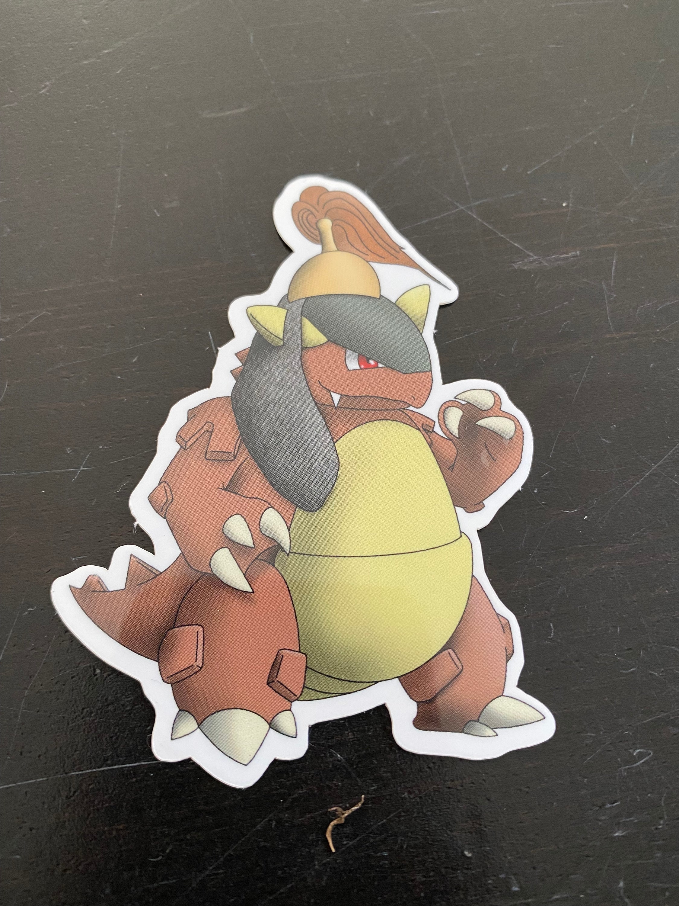 Genghis Kangaskhan Pokémon Sticker Etsy