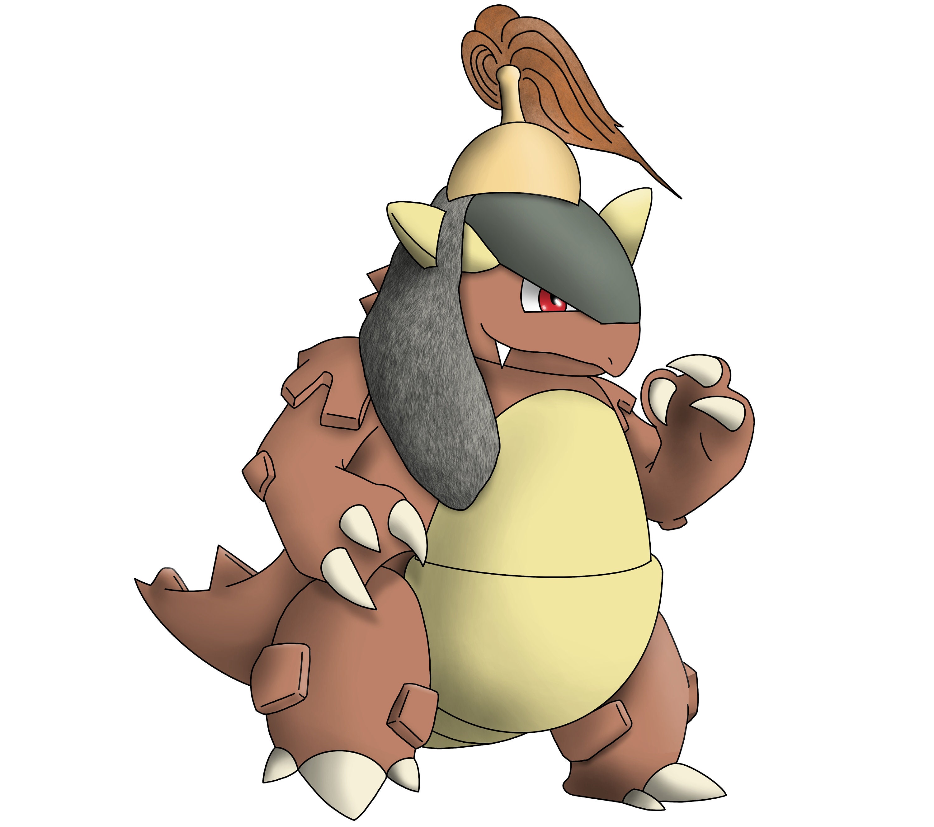 Genghis Kangaskhan Pokémon Sticker Etsy