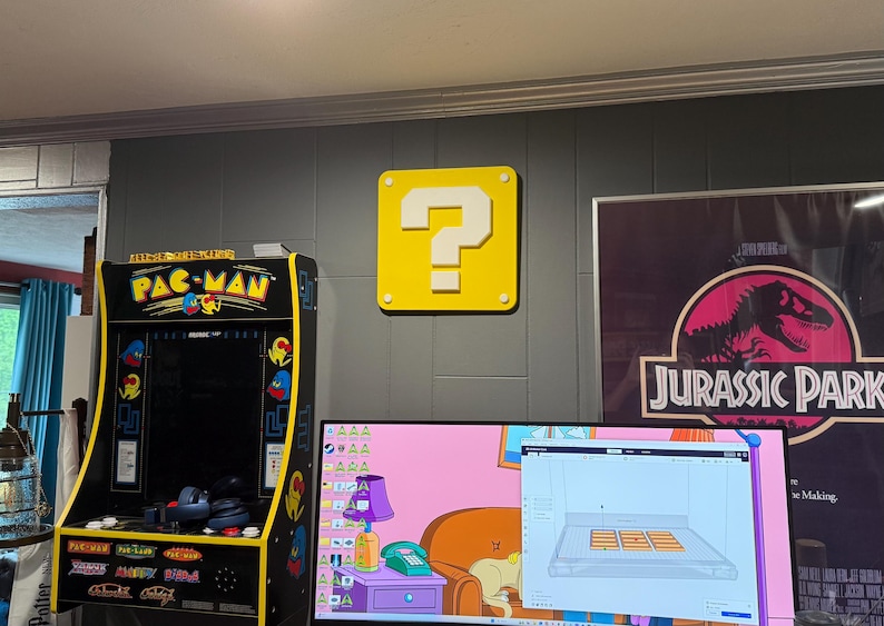 Question ? Block Wall Video Game themed Fan Art image 3