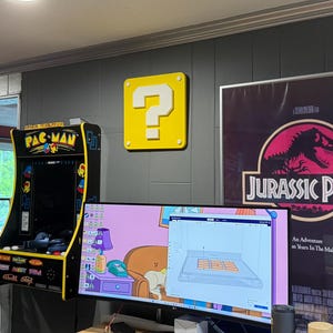 Question ? Block Wall Video Game themed Fan Art image 4