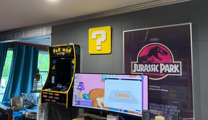 Question ? Block Wall Video Game themed Fan Art image 4