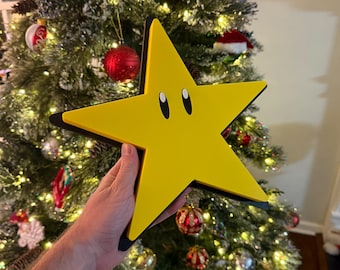 Power Star Powerup Tree Topper
