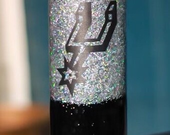 Vaso personalizado de animadora: vaso delgado de 25 oz inspirado en el baloncesto