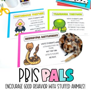 PBIS Pals | Desert Animal Pack | Classroom Decor Behavior Management System | Elementary Teacher