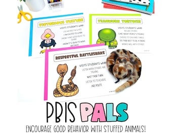 Amigos do PBIS | Pacote de animais do deserto | Sistema de gerenciamento de comportamento de decoração de sala de aula | Professor elementar