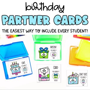 Cartes d’appariement d’anniversaire | Décor de classe | Décor de classe | Gestion de classe