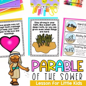 Sunday School Lessons | Parables Bible Study for Kids | Full Lesson Plan Sower