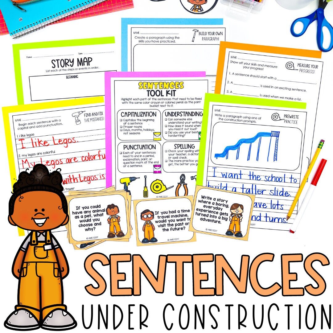 Tutor Sentence Fix the Sentences Worksheets | Language Arts | Creative Writing ...