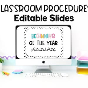 Classroom Decor Editable Slides
