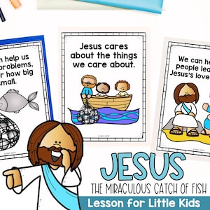 Stories of Jesus FULL Bible Lesson for Little Kids, Homeschool Activities, Sunday School Lesson, Coloring Pages, Primary Lesson, Preschool