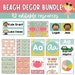 Beach Classroom Decor Bundle | Editable Classroom Transformation ...