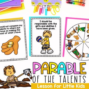 Sunday School Lessons | Parables Bible Study for Kids | Talent Show Rubric