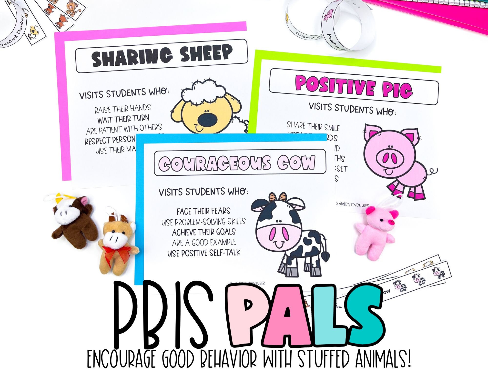 PBIS Pals | Farm Animals Theme Pack | Classroom Decor Behavior Management System