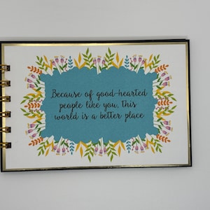 Handmade Gratitude Journal Gift Mini Photo Album