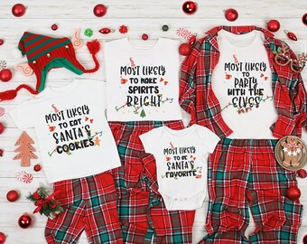 Christmas Most Likely To Shirts, Matching Family Christmas, Custom Christmas TShirts, Matching Family Tees, Christmas Shirt, Group Shirts