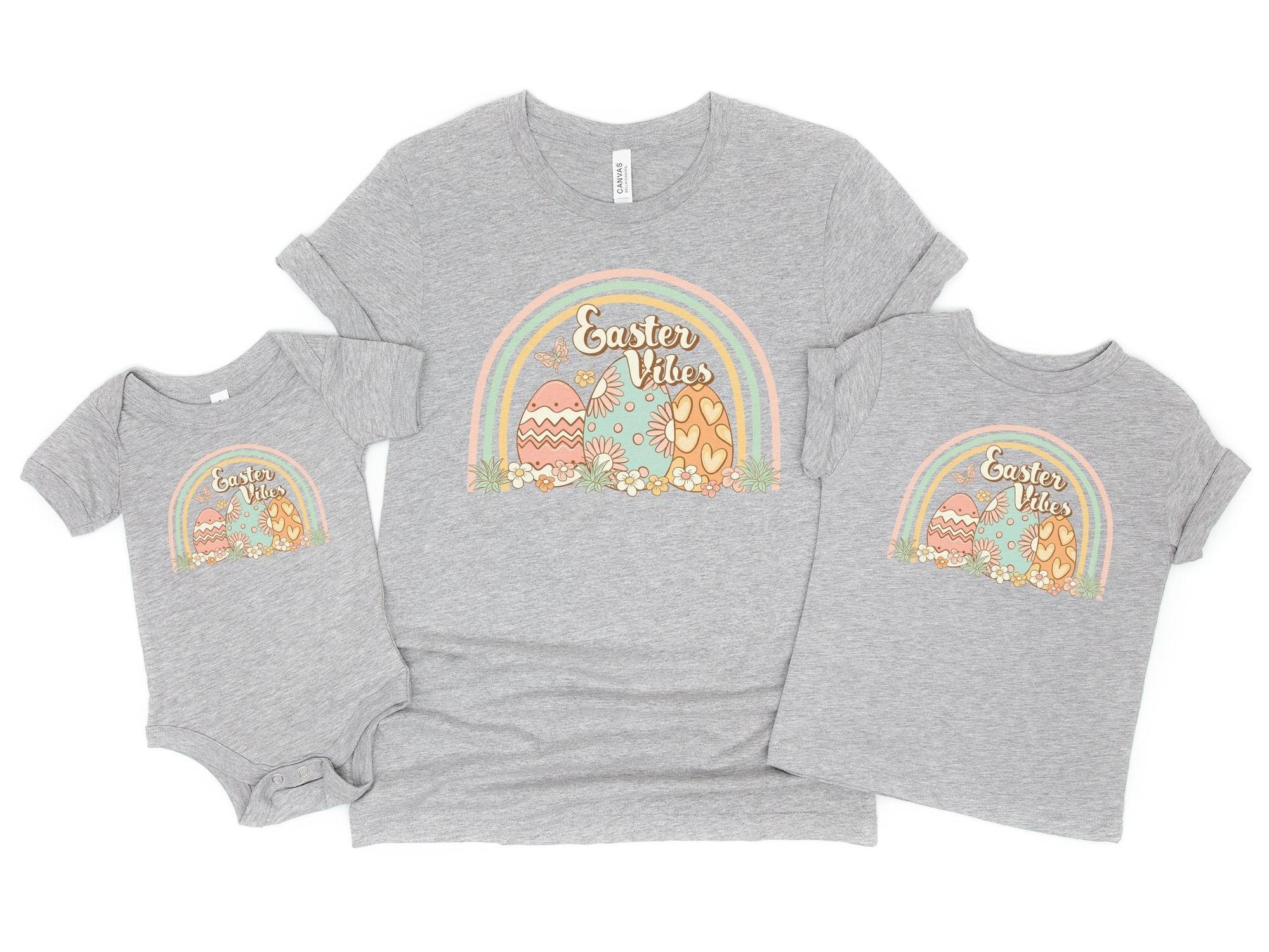 Easter Vibes, Matching Easter Shirts , Matching Mommy and Me Shirts, Matching Family Shirts, Toddler and Baby Shirts, Baby Onesies