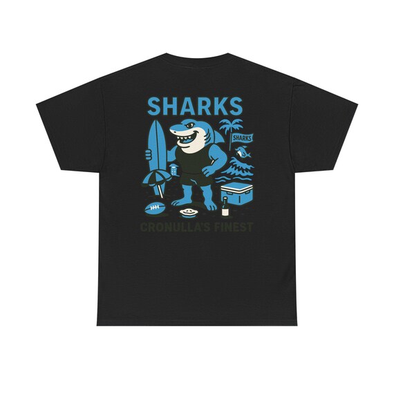 クロヌラ ラグビーリーグ Tシャツ - シャークスクラブシリーズ