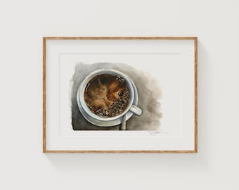 KAFFE - Konsttryck
