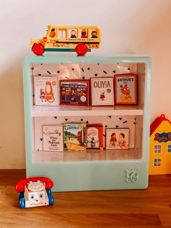 Miniature Children's Book Set: 1/6 1/8 Scale Dollhouse Books