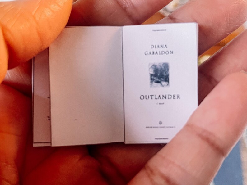 Miniature Complete Outlander Series by Diana Gabaldon – for 1/6 Scale ...