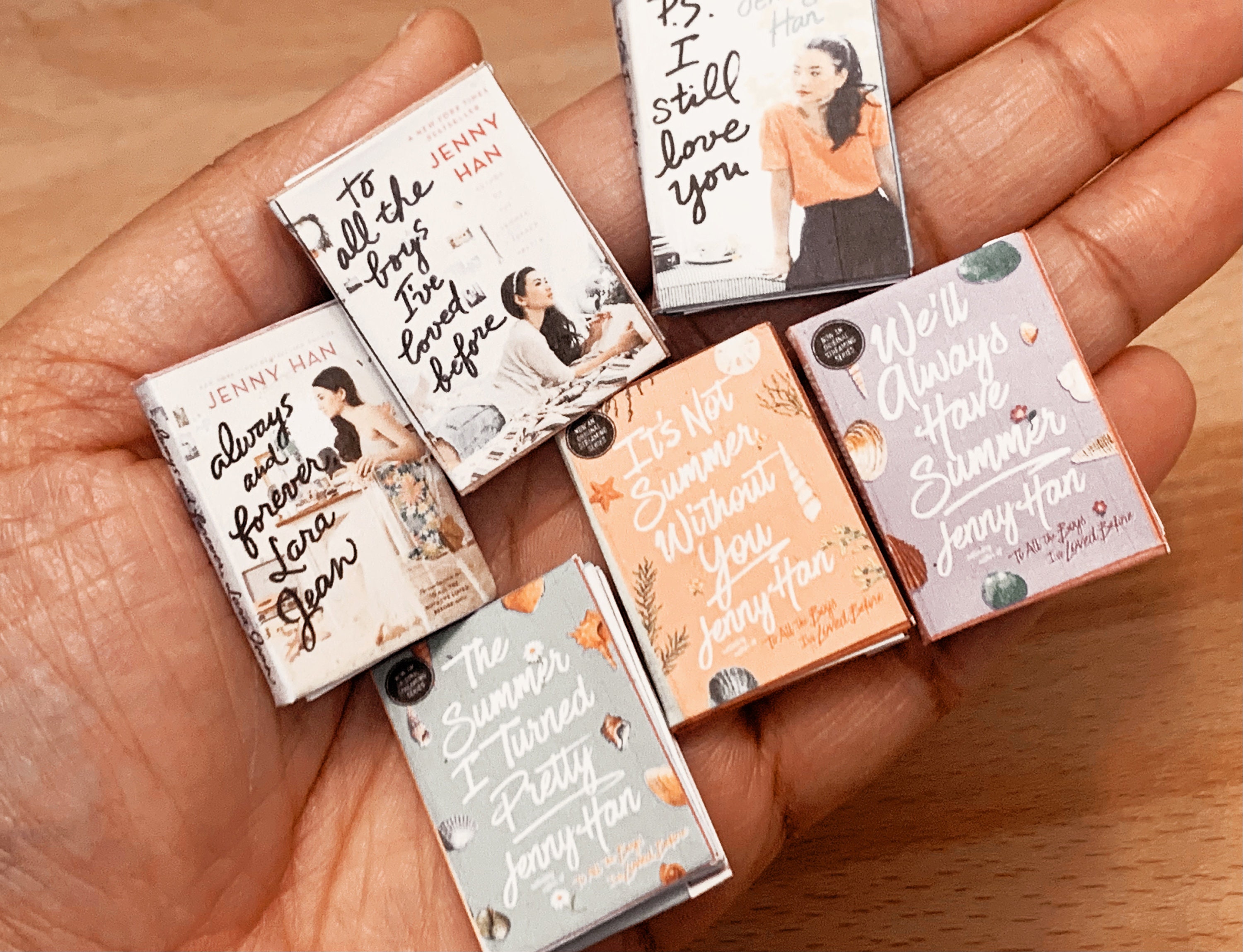 6 Miniature Jenny Han Books for 1/6 Scale Dolls - Etsy