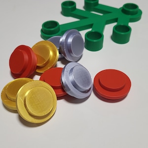Studs for 3D Printed LEGO-Inspired Base Wreath Decoration  - Mix and match colors. Refer to photos for options.