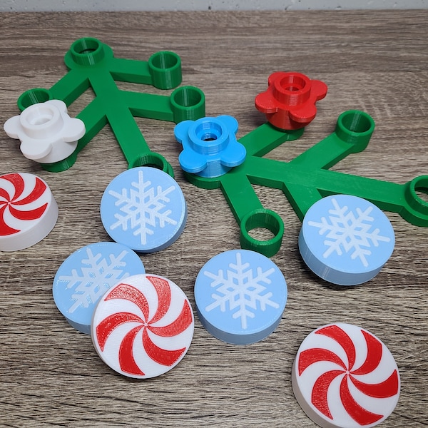 NEW! Snowflakes and Candy Accent Studs for your Christmas Themed wreath