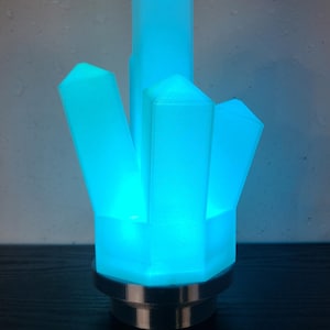 The Original Battery Powered Remote Operated LED Big Brick Light up Crystal Stud, Great for nightlight or AFOL build room