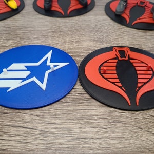 G.I. Joe Classified Compatible Figure Stands - GI Joe and Cobra Highly Detailed Figure Display Stands