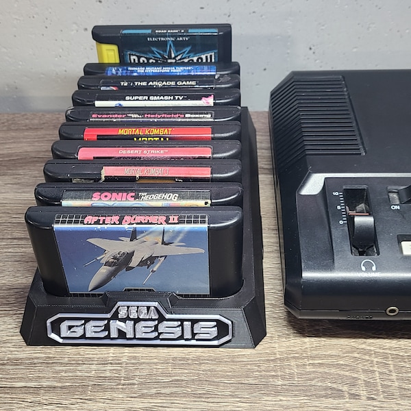 SEGA Game Ten Cartridge Holder -  Caddy that fits your favorite sega genesis games