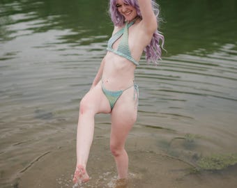 summer blues bikini (Crochet Pattern ONLY)