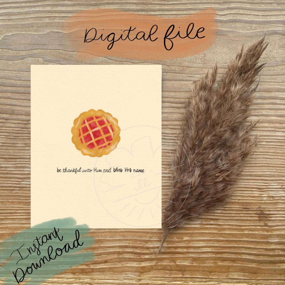 Fall Pie Printable Fall Pie / 8x10 / Printable / PNG / Digital File / Instant Download ...