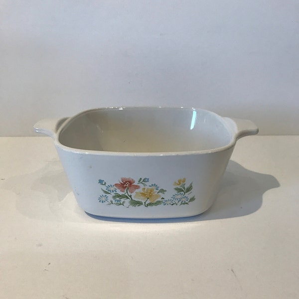 Vintage Autumn Meadow P-43-B 700mL Corning Ware Casserole Baking Dish