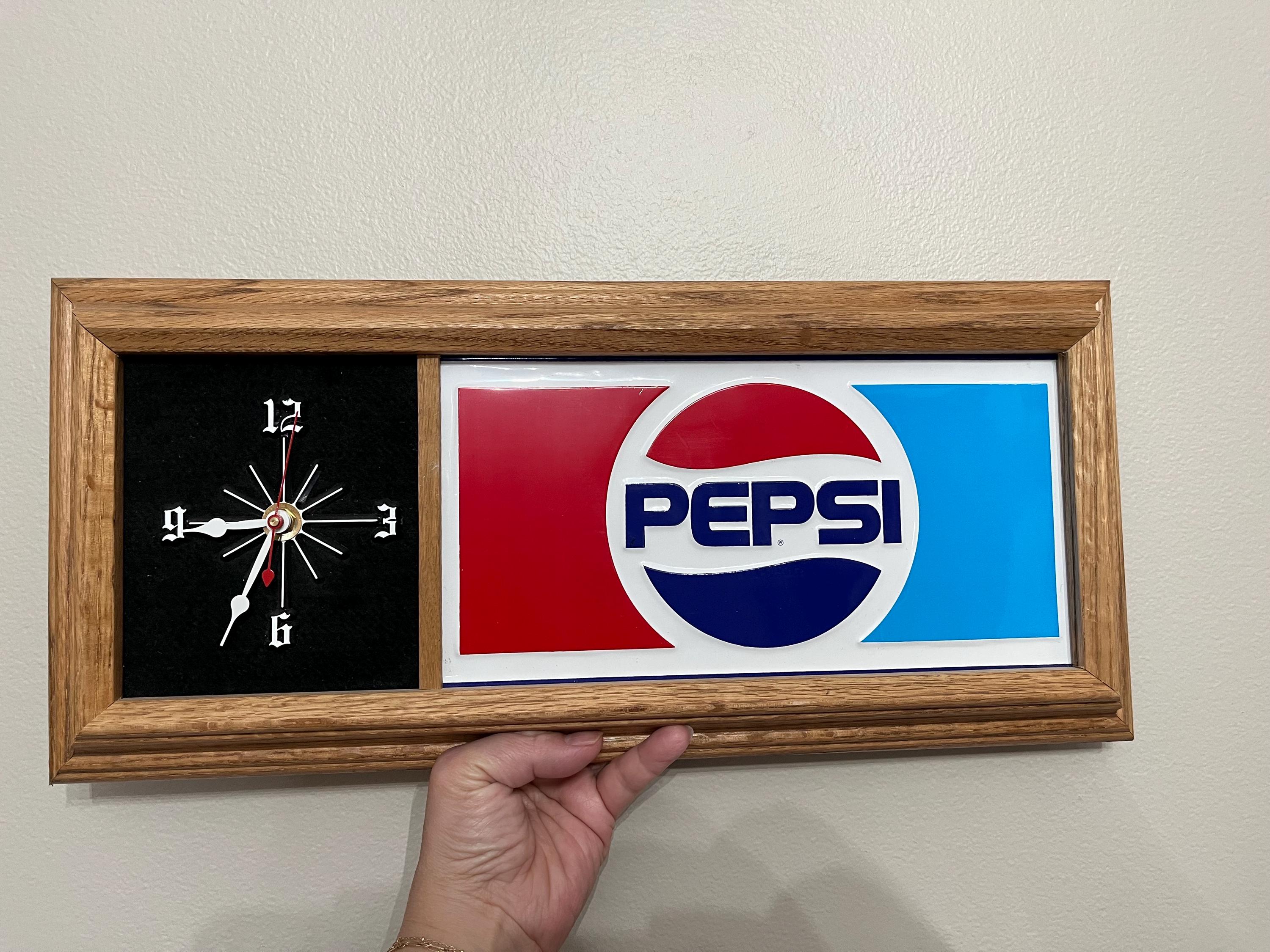 Vintage Pepsi Clock - Etsy