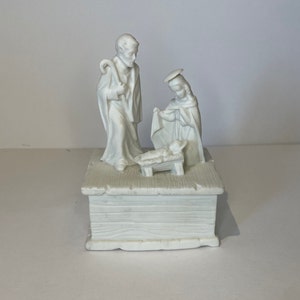 1981 Schmid Nativity Holy Family Plays O Little Town of Bethlehem