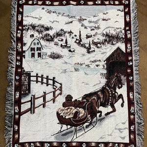 Antique Chase Horse Hair Carriage Sleigh Blanket - Etsy