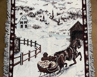 Antique Chase Horse Hair Carriage Sleigh Blanket - Etsy